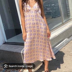 Lisa Says Gah Cowgirl midi Slip Dress